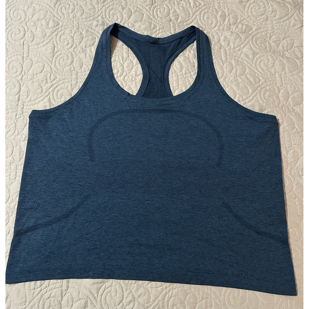 Lululemon Women's Swiftly Tech Racerback Tank Top 2.0 Race Length True Navy 16